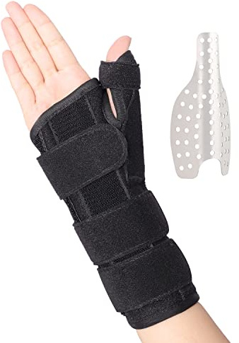 joingood Tutore polso pollice per Tenosinovite di De Quervain, sindrome del tunnel carpale, tendinite, artrite,slogature tutore da polso con stecca per pollice per uomini e donne