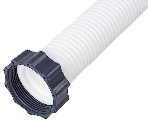 poolomio® Verbindungsschlauch für Intex Sandfilteranlagen Durchmesser 38mm| Schlauch Connector Intex 11535 Ersatzschlauch Pool | Poolschlauch zur Verbindung von Motor und Kessel | Länge ca. 44 cm