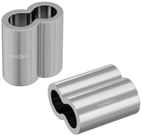 10x Drahtseilklemme Aluminium 6mm Alu Pressklemme Presshülse