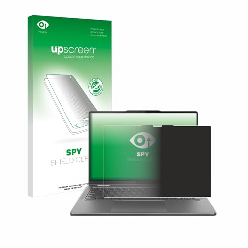 upscreen Blickschutzfolie für Lenovo Yoga 7 2-in-1 Gen 9 14 | Anti-Spy Displayschutz Made in Germany Privacy Screen Protector Sichtschutz Blaulichtfilter Klare Folie