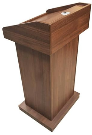 IUokLU Rednerpult-Podiumständer, leichtes Rednerpult aus Holz, Laptop-Schreibtisch, Lehrerpodeste, Konferenztisch, Rednerpultständer, Empfangstresen, einfaches Stehrednerpult