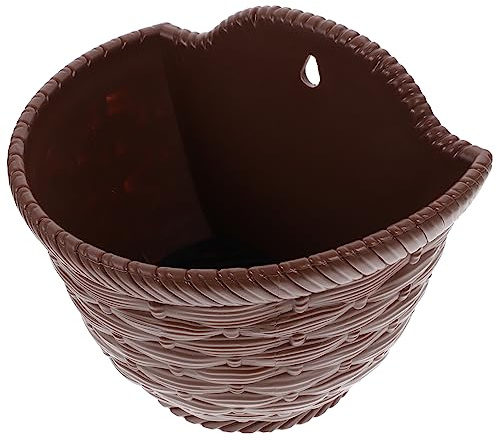PHENOFICE Geflochtener Hängepflanzer Wandpflanzer Dekorativer Wandpflanzkorb Blumentopf-anhänger Für Innenbereich Platzsparend Modern Und Elegant