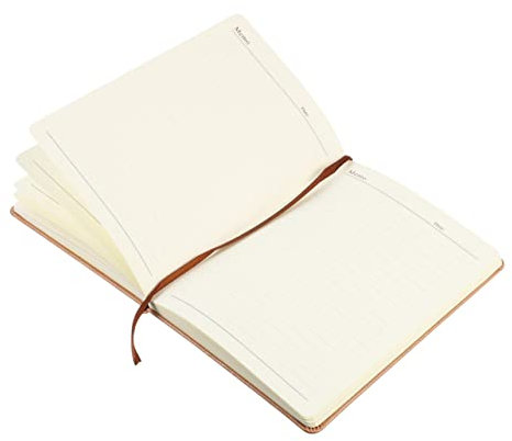 VILLCASE Effizienz-agenda-zeitplan-notizblock Einfaches Notizbuch Im A5-stil Pu-einband für Die Tägliche Aufgabenverwaltung