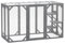 PawHut Wooden Cat House, 71 Catio Outdoor Cat Enclosure with Three Platforms, Large Door and Weather-Resistant Roof, for Multiple Cats, Grey