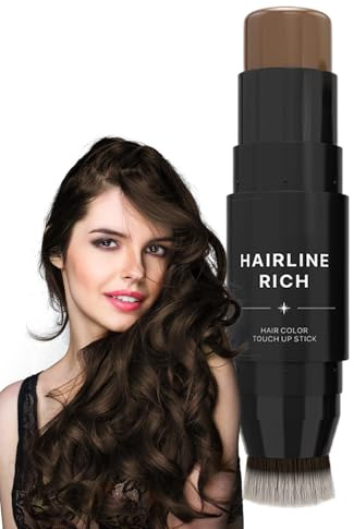 Copertura temporanea dei capelli grigi - Correzione della radice dei capelli grigi, Penna per copertura dei capelli, Colore dei capelli per capelli grigi | Matita colorata a lunga tenuta per la copert