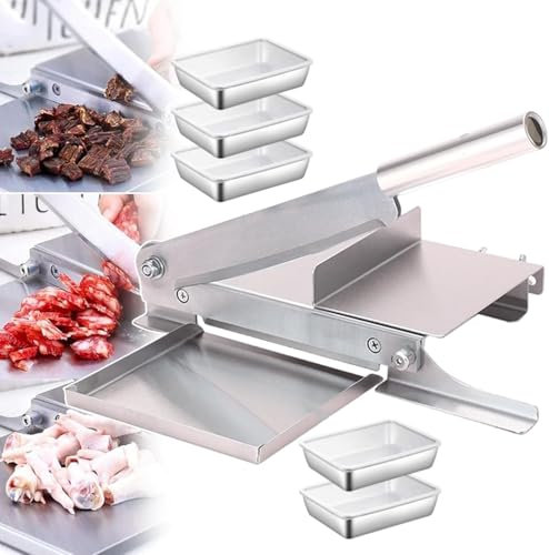 Cortadora De Fiambre, Cortafiambres, Máquina Cortadora Con Pala For Almacenamiento De Alimentos, Cortadora De Carne, Cortadora De Huesos, Sierra For Huesos For Pollo, Pato, Pescado, Cordero