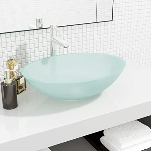 Générique Lavabo Verre 50x37x14 cm Dépoli,Quincaillerie,Plomberie,Équipements sanitaires,Éviers & lavabos,Lavabos,Crème,6.74 KG,345243