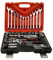 OCGIG 61 Pcs Auto Repair Tool Set Combination Wrench and Drive Socket Tool Kit Set with Reversible Ratche