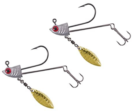 Liudan Angelhaken 7G / 9G / 15G Jig Angelhaken Einzelne 3D rote Augen Haken mit Höhen-Fischhaken Schwenklöffel Lure for Angelgerät 2 / PCs Angelzubehör (Color : 15g)