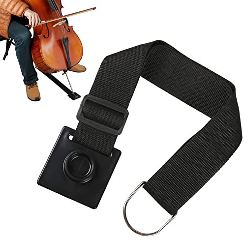 Cello Anti Rutsch Gürtel,Cello Ankerhalter,Cello Anti Rutsch Stopper,Cello Rutschfeste Halter,Cello Endstift Anker,Cello Stachelanker mit Rutschfestem Schwamm für Cellisten-Übungsleistung