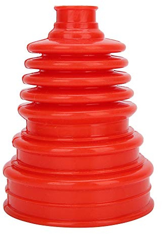 CV-Achsmanschette, Universelle Silikon-CV-Manschettenabdeckung, CV-Manschetten-Staubschutz-Konstantgeschwindigkeits-Rundklemmensatz (Rot)