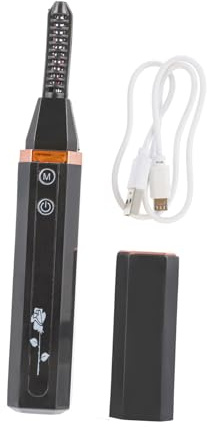 Ipetboom Rizador de Pestañas Eléctrico Rizador de Pestañas Térmico Herramienta de Maquillaje Portátil Adecuado para Uso Diario el Hogar