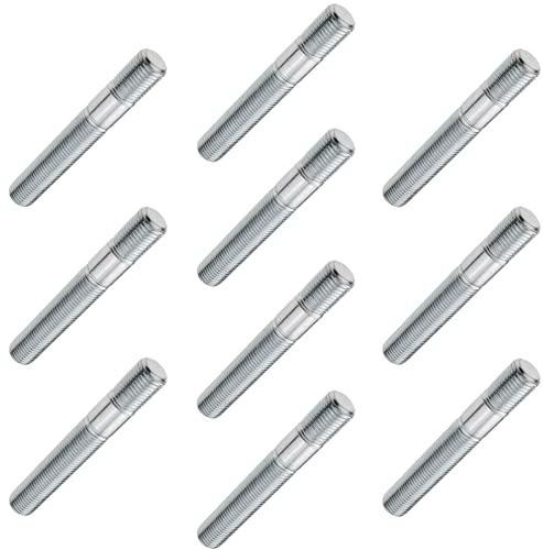 C CARBONADO 10 Stehbolzen M14x1,5 x 80 mm Doppelgewinde 10.9 verzinkt | Doppelgewinde, Festigkeitsklasse 10.9, Verzinkt, Für Umrüstung auf Mutterbefestigung