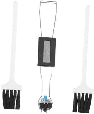 Angoily 9piezas Cepillo De Limpieza para Teclados Mecánicos Kit De Extractor De Teclas y Cepillo para Ordenadores y Dispositivos Electrónicos