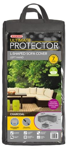Bosmere Ultimate Protector (Modular) L Shaped Dining Cover Left Side Long Medium Charcoal UM662C