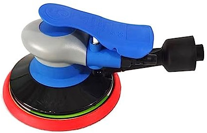 Doppelschleifmaschine, Bandschleifer, 6-Zoll-150-mm-Luftschleifer Pneumatischer Schleifer Schleifpapiermaschine Lufttrockener Schleifkopf Autoschleifen Wachsen Polieren Schleifmittel zum Schärfen
