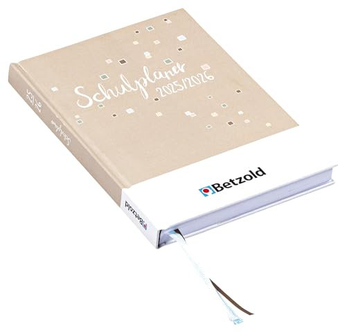 Betzold Design-Schulplaner - Hardcover DIN A5 Lehrer-Kalender Jahresplaner Schule