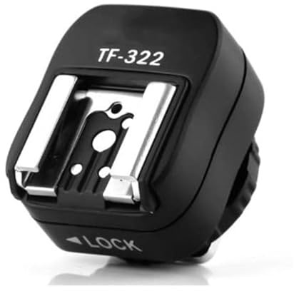 Blitzschuh TF322 Blitzschuh Synchronisierungsadapter Mit PC Synchronisierungsanschluss Für DSLR Kamerazubehör Mit Schuhmontage