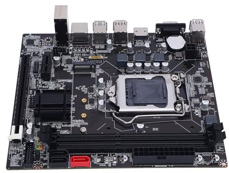 Bewinner B75 LGA 1155 Carte Mère pour Core I3 I5 I7 E3 V2 Celeron Pentium avec M.2 NVME NGFF ATA3.0 PCIe DDR3 16 Go