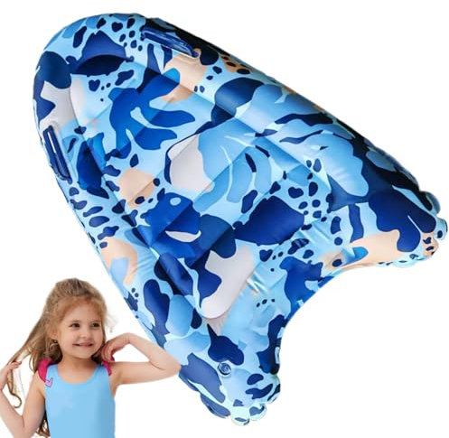 Aufblasbares Bodyboard - Aufblasbares Surfbrett, 78cm Aufblasbares Paddleboard - rutschfest, leicht Schwimmplanke, ideal für Strands, Pool oder Wassersport, Sommerurlaub, Kinder & Erwachsene