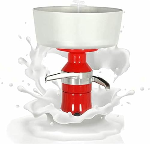 HOTAPEPU Séparateur centrifuge de Lait 80 L/H Séparateur centrifuge électrique de crème pour Lait de brebis, Lait de chèvre, Milk-Shake/Beurre~/