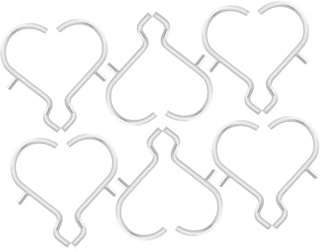 Garneck 30 Piezas Ganchos para Panel de Rejilla Metálicos Organizador de Herramientas para Cocina y Taller Colgadores Resistentes para Utensilios y Hardware Ganchos para Pared Perforada