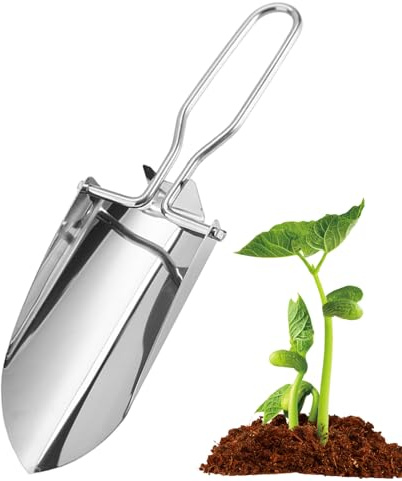 Pala da Giardino,Attrezzo Ergonomico E Pieghevole Per Esterni | Pala Da Mano Per Giardinaggio | Per Il Trapianto, Lo Scavo, La Preparazione Del Terreno E La Coltivazione In Giardino