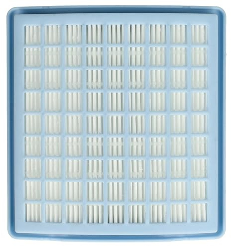 vhbw Staubsaugerfilter Ersatz für Miele 7364560 | SF-H10 für Staubsauger - HEPA Abluft-Filter Weiß Hellblau