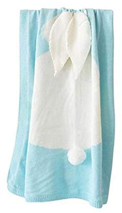 Niños Mantas Personalizadas Lindo Conejo De Punto Recién Nacido Manta Bebé Ropa De Cama Cubierta Toallas De B