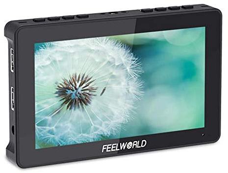 FEELWORLD F5 Pro V2 Monitor de campo de cámara DSLR de 5.5 pulgadas Pantalla táctil IPS FHD1920x1080 4K Salida HDMI Brazo inclinable