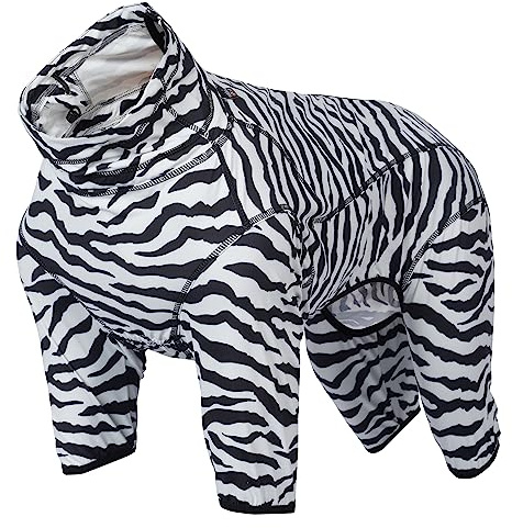 Rukka Pets Zebra Overall hundeoverall Schwarz und Weiß 55