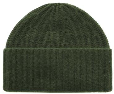 Zwillingsherz 100% Kaschmir Beanie – Strickmütze aus Cashmere – Hochwertige Grobstrick Mütze für Damen – Wintermütze One Size – Weiche & warme Mütze – Premium Qualität für Herbst, Winter & Frühling