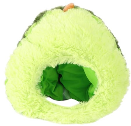 DRESSOOS 1stk Avocado-kopfbedeckung Avocado Kostüm Kinder Neuheit Cosplay Avocado-kostüm Für Erwachsene Fruchthut Kleidung Cartoon-hut Mädchen Herz Plüsch Und Pp Baumwolle