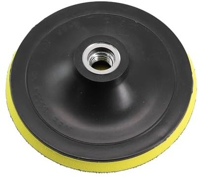 MiJunHD M10 Thread Hook and Loop Backing Pad, 3inch/80mm Self-adhesive Sanding Disc Backing Pad Angle Grinder Polisher Backer Plate for Polishing Sanding Buffing (1 Piece)