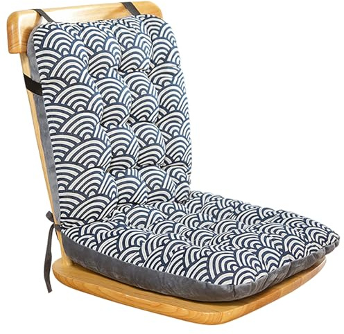 Gavilion High Back Chair Cushions with Ties, One-Piece Non-Slip Chair Cushion for Dining Chair, Thickened Soft Garden Seat Pads for Dining Kitchen Office Furniture Chair,Style h,XL, X-Large