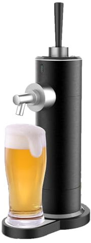 WYJRO Negro,Dispensador De Cerveza,Grifo Cerveza,Tirador Cerveza Grifo De Cerveza para Casa Dispensador De Cerveza,Modelo Recargable