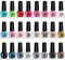Beauty4Britain Juego de 24 esmaltes de uñas 24 colores pastel perlados brillantes clásicos de moda Hecho en la UE (Set C, 24 Colours)