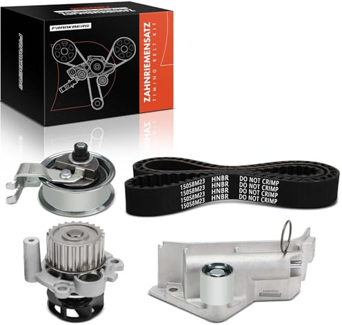 Frankberg Correa dentada para automóviles con bomba de agua Gasolina | KP15491XS; Compatible con: Golf IV Variante 1J5, Nuevo Beetle 1C1 9C1, A.l.h.a.m.b.r.a 7V8 7V9