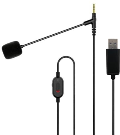 Flexible Boom Microphones Cable For WH1000XM5 XM4 MDR10R MDRXB950BT Earphone Wire Easy To Use In Different Setting 200cm