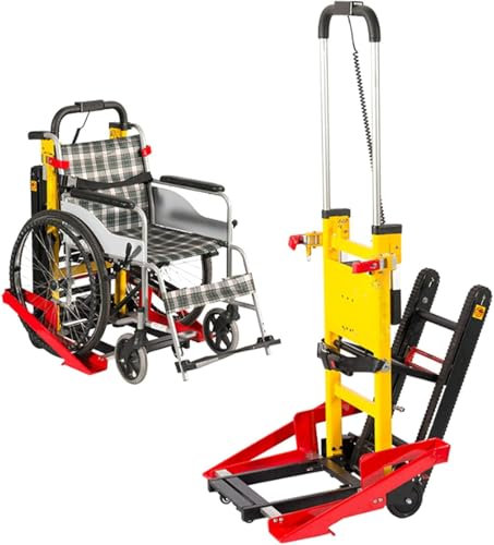 Elektrischer Treppensteig-Rollstuhl-Dockingwagen, 120-W-Raupen-Treppensteigrollstuhl, Treppensteigwagen für Möbelfamilien-Logistiklager, für Treppen hinauf und hinunter