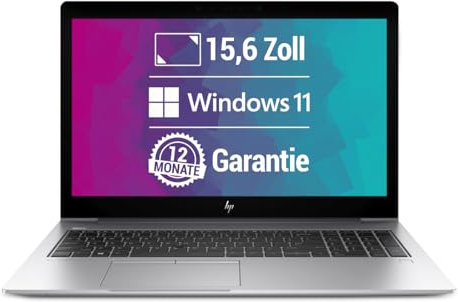 HP EliteBook 855 G8 15,6 pollici Full HD Laptop AMD Ryzen 5 Pro-5650U@ fino a 4,2 GHz 16 GB 256 GB SSD con Windows 11 e software antivirus gratuito incluso 12 mesi di garanzia (ricondizionato)