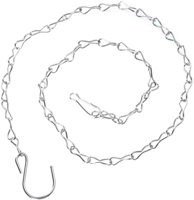 JOINPAYA 2 piezas Cadena Colgante Galvanizada Soporte Ajustable para Plantas Faroles y Comederos de Pájaros Resistente para Interior y Exterior