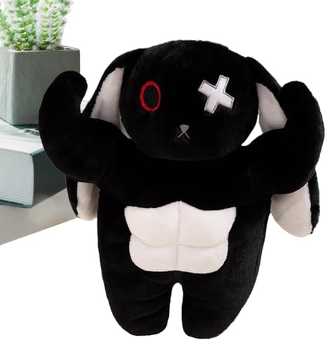 Generisch Peluche en Forme de Lapin - Coussin décoratif pour Halloween - Cadeau de Pâques pour et Adultes - Coussin Douillet pour canapé, lit, Salon