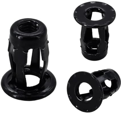 Écrou à riveter en acier au carbone/inox(Petal Black,M5 (20Pcs))
