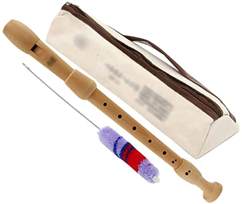 Barock Altblockflöte 8-Loch Holz Musikinstrument Ideal für Anfänger und Erwachsene Inklusive Aufbewahrungstasche und Reinigungsstab Professionelle Flöte für alle Schwierigkeitsstufen
