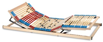 Graf Schlafsysteme Leo Balance Elektrischer 7-Zonen Lattenrost 4-Facher Schulterabsenkung Montiert (100x200)
