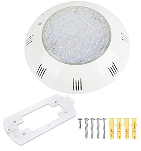 Haofy Luz LED para Piscina AC12V 9W Luz LED para Piscina IP68 Luz Impermeable para Piscina Luz Subacuática Montada en la Pared para Estanque Al Aire Libre 6500K