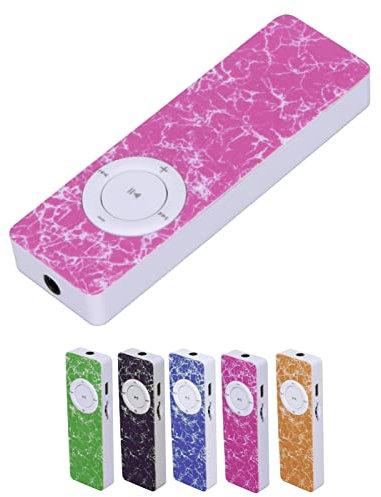 MP3 Player, Schulgeschenk für Kinder, Tragbarer, Verlustfreier HiFi Sound, MP3 Musik Player, Unterstützt Bis zu 64 GB Speicherkarte für Superleichte Sportarten(D)