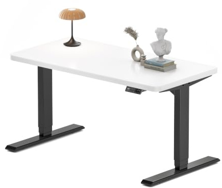 MAIDeSITe S2 Pro Plus Höhenverstellbarer Schreibtisch 120 x 60cm, 2 Motoren | Schreibtisch Höhenverstellbar, 25 mm Einteilige Tischplatte, Traglast 160 kg, 4 Memory-Steuerung, Sitz-Steh-Erinnerung, USB-C