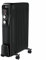 CRAZYCHIC - Radiateur Bain d'Huile Electrique 2000W - Chauffage d'Appoint Mobile Portable - Thermostat Réglable 3 Niveaux de Chauffe - 9 Eléments - Couleur Noir